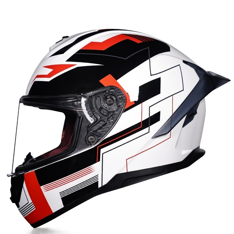 Casque de moto bébé garçon et fille été personnalité gros couple de queue