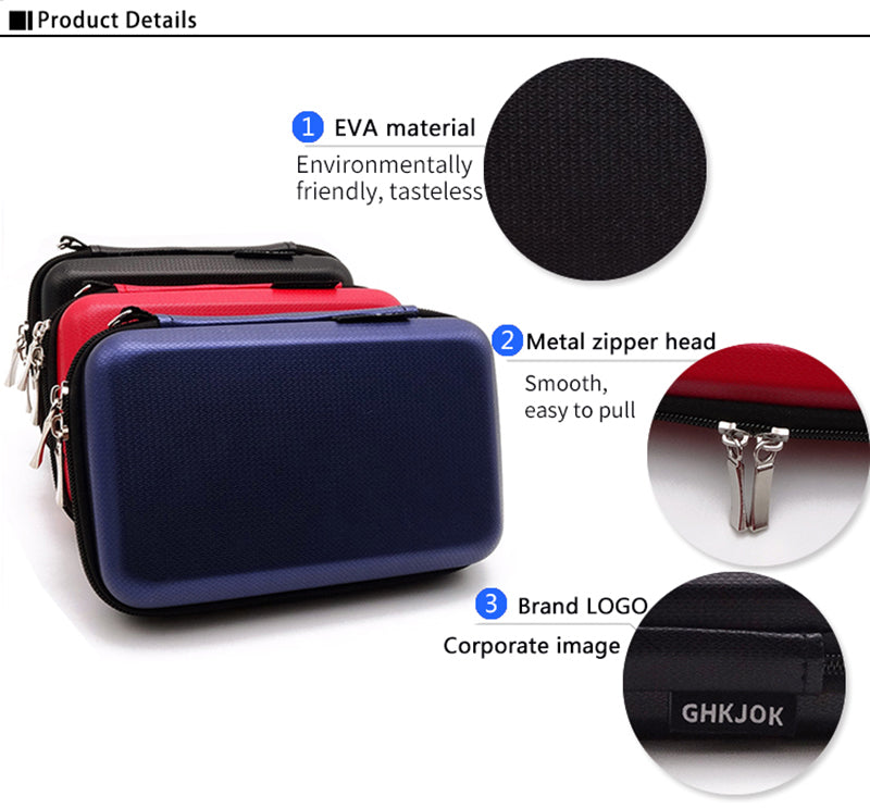 Boîte de stockage de câble de données casque