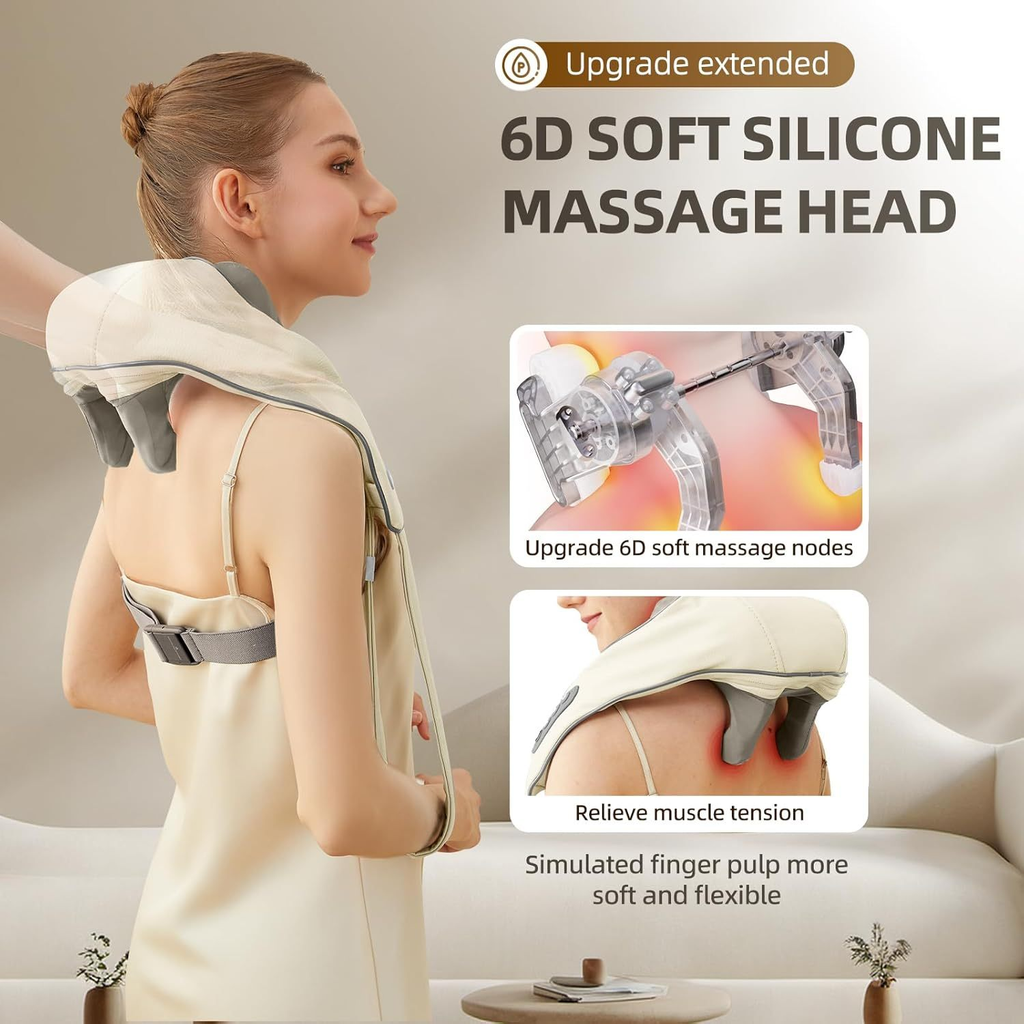 Masseur de cou à 6 voies