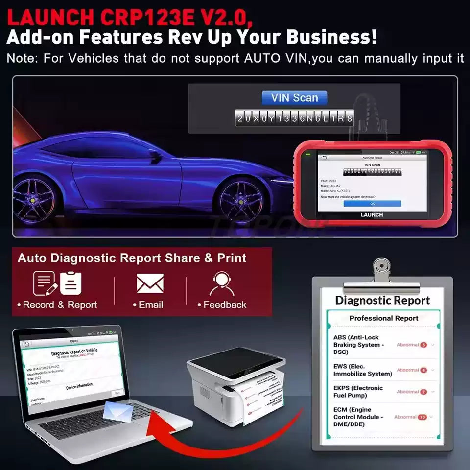 Scanner de diagnostic automobile