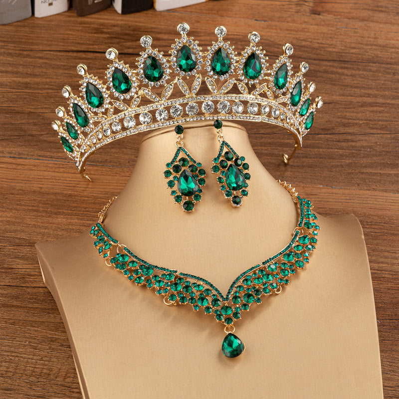 Mariée Couronne Mariage Alliage Diamant Couronne Mode Élégante