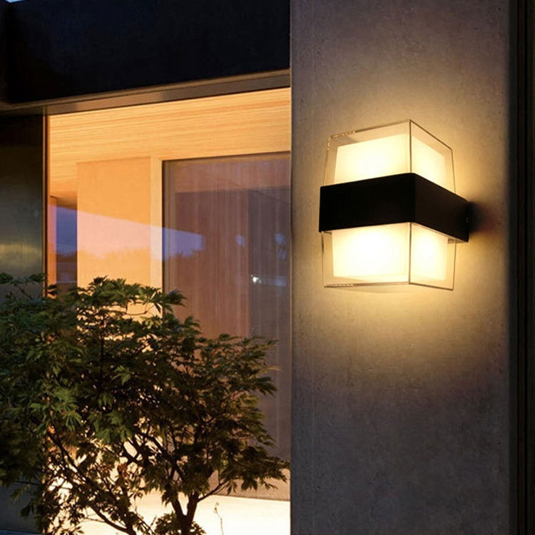 Corridor extérieur Aisle Terrasse Escaliers Balcon Villa Porte extérieur Lampe murale imperméable