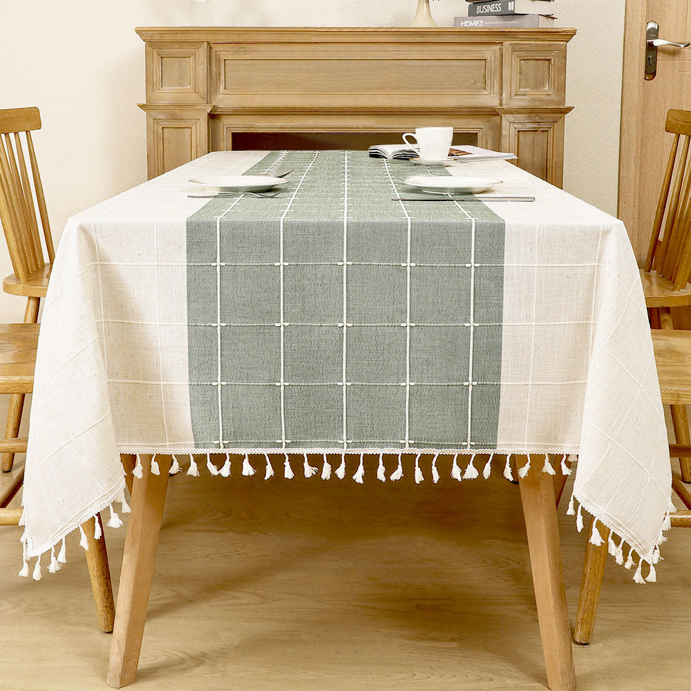 Coton Linge de maison nappe Decor imperméable Couverture de table pour la salle à manger Table quotidienne