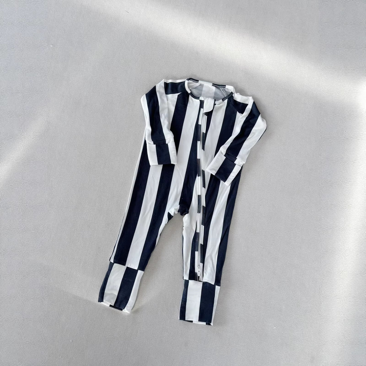 Arrivée Imprimé Bamboo à rayures Fibre Baby Onesie