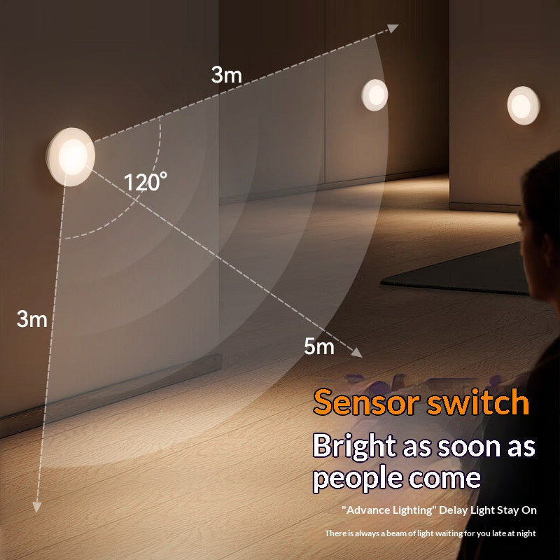 Lumière de nuit à induction créative avec fixation magnétique