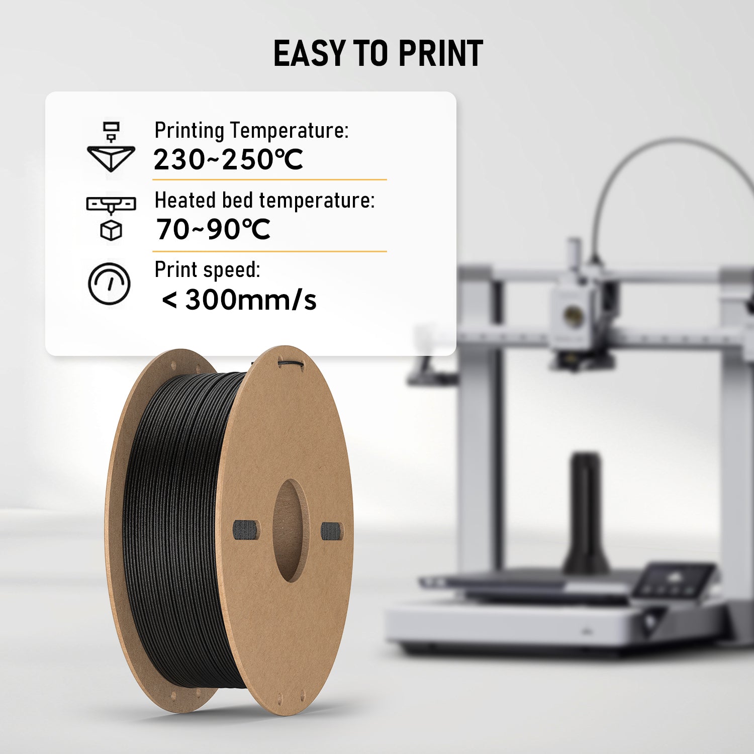 Filament technique PETG-CF