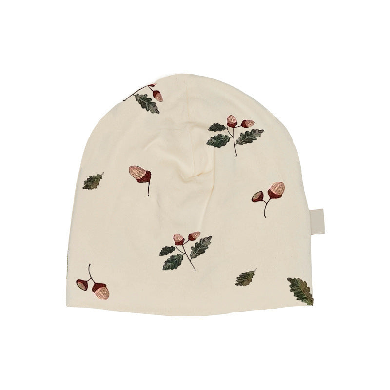 Chapeau chaud imprimé coton bébé