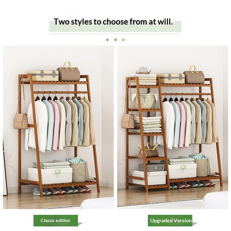 Rack en bois massif simple pour le salon