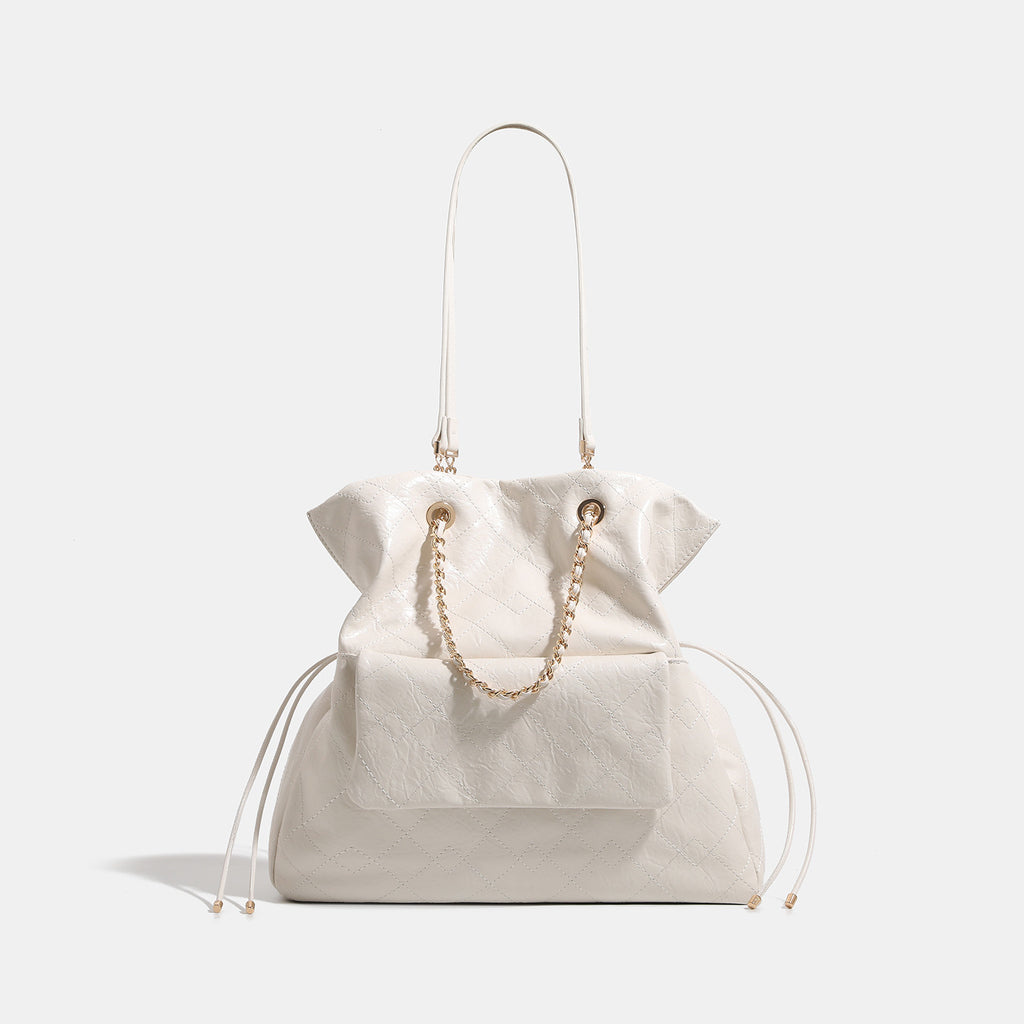 Sac à dos en cuir craqué à l'huile pour femmes