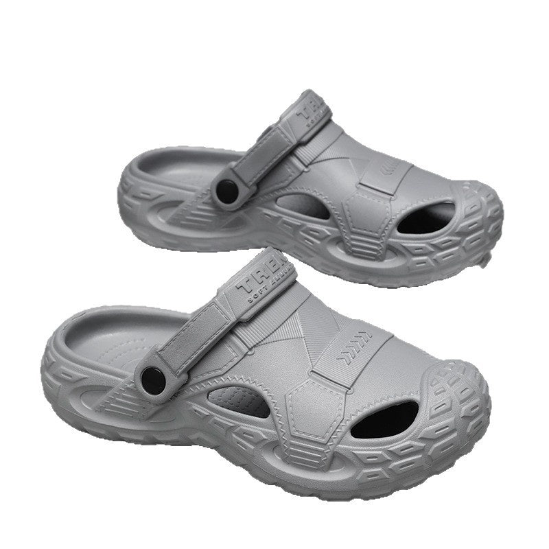 Hommes Été Outdoor Non-Slip Soft-Soled Beach Clog Chaussures