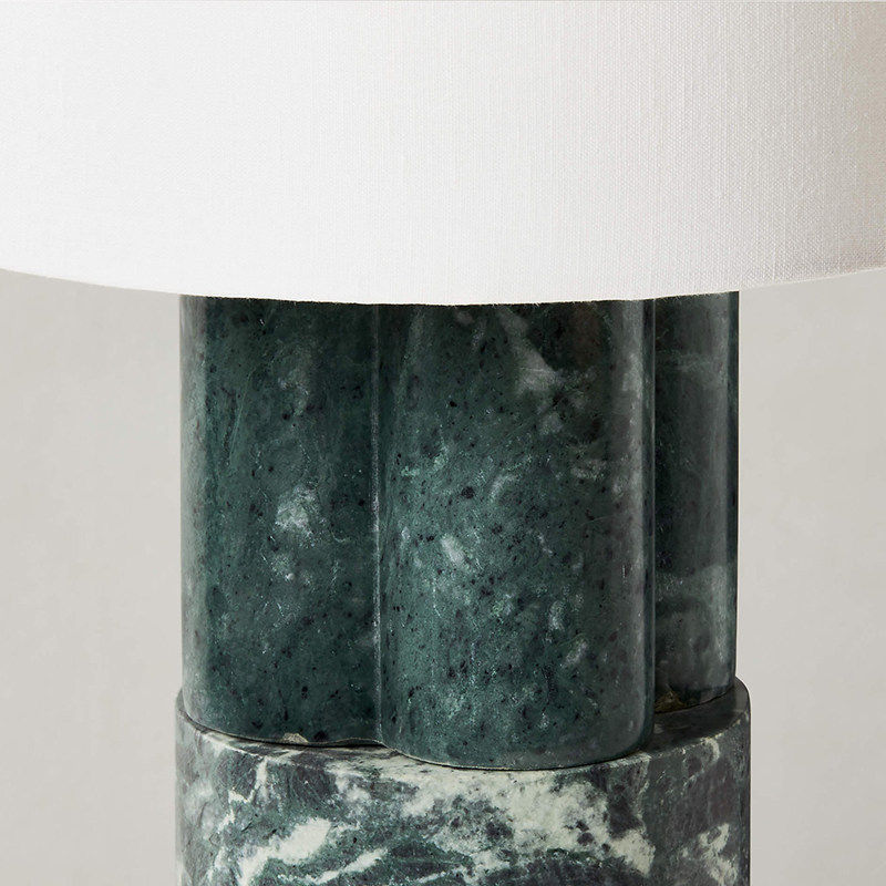 Lampe de table moderne simple de marbre
