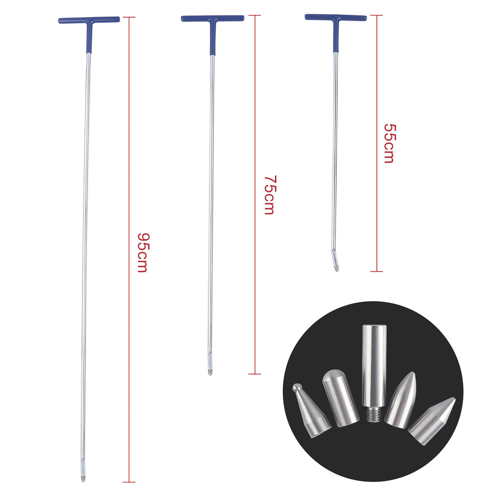 Outil de réparation de la dent de voiture Crochet Crowbar Ensemble de trois pièces