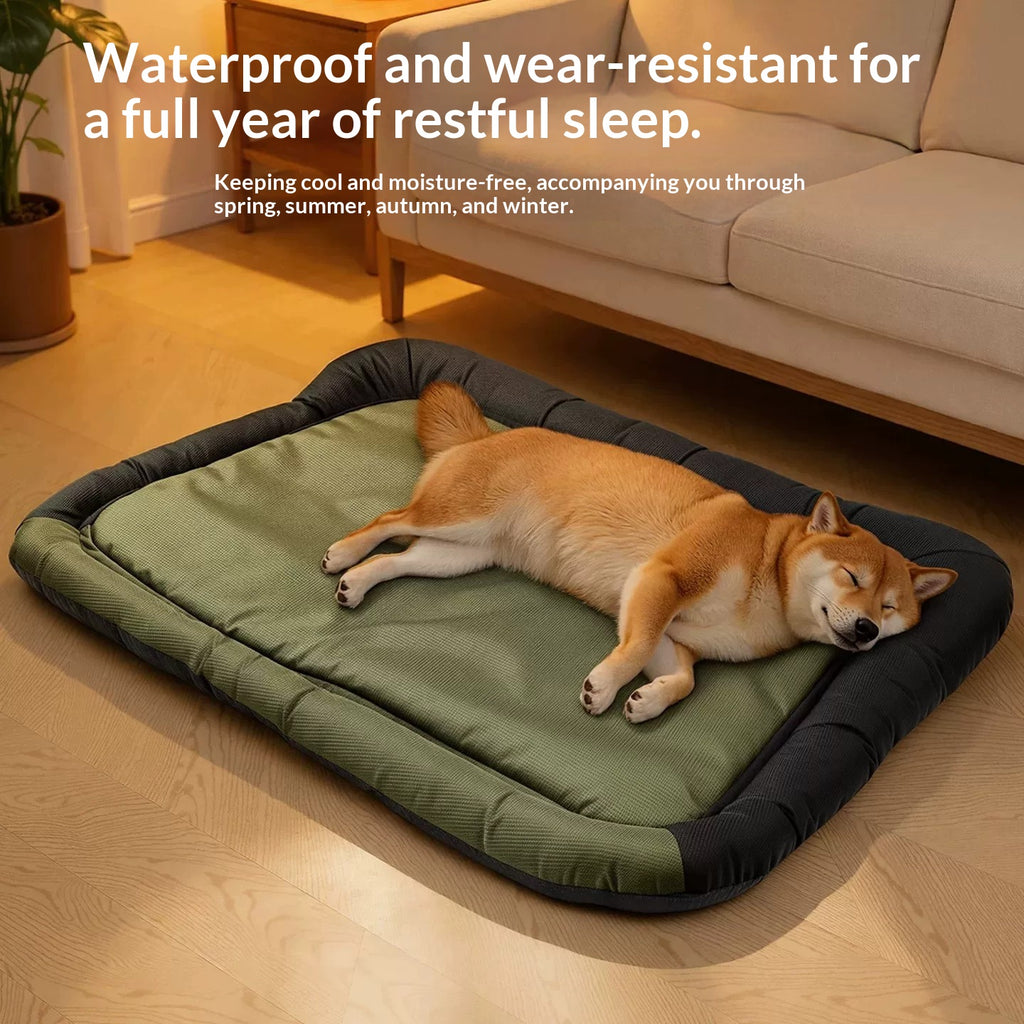 Lit pour animaux verts de l'Armée