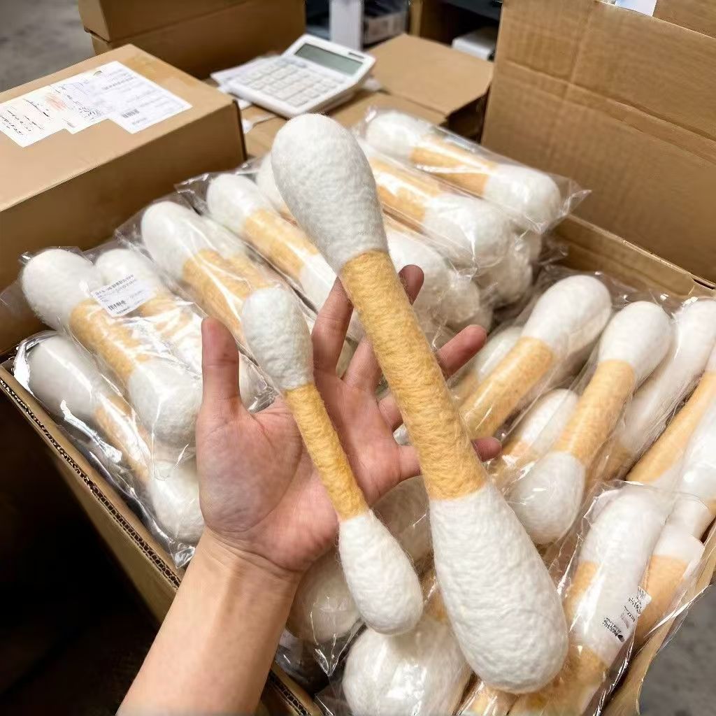 Jouet de chat Large coton Swab Cat Teaser Wand