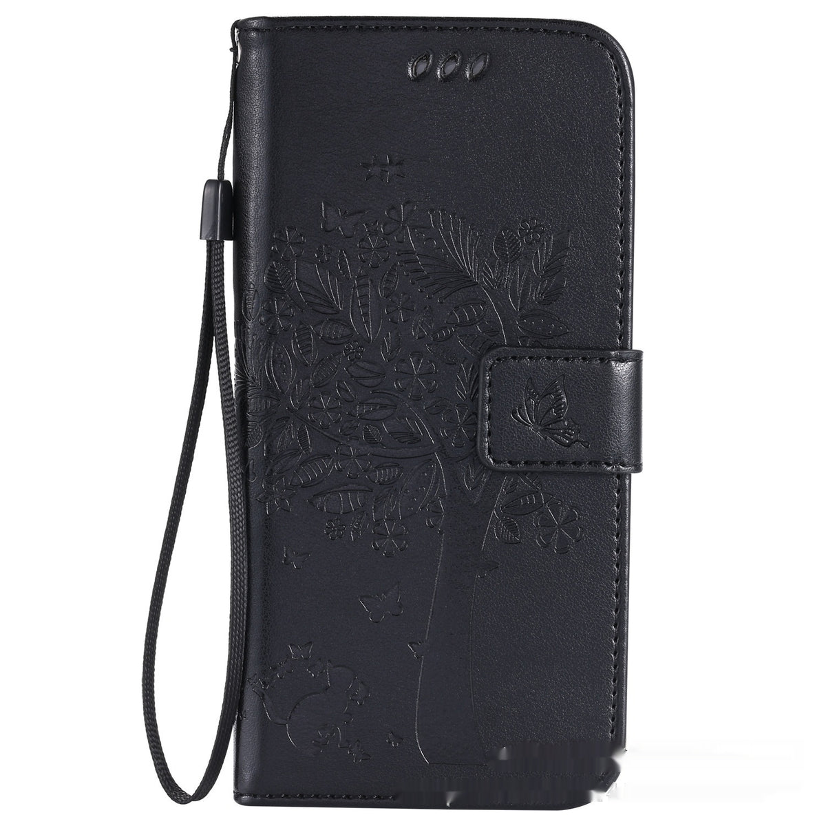 S23 Boite de téléphone mobile pour chat et arbre