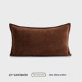 Oreiller retro beige-brun avec Coussin en lin de coton