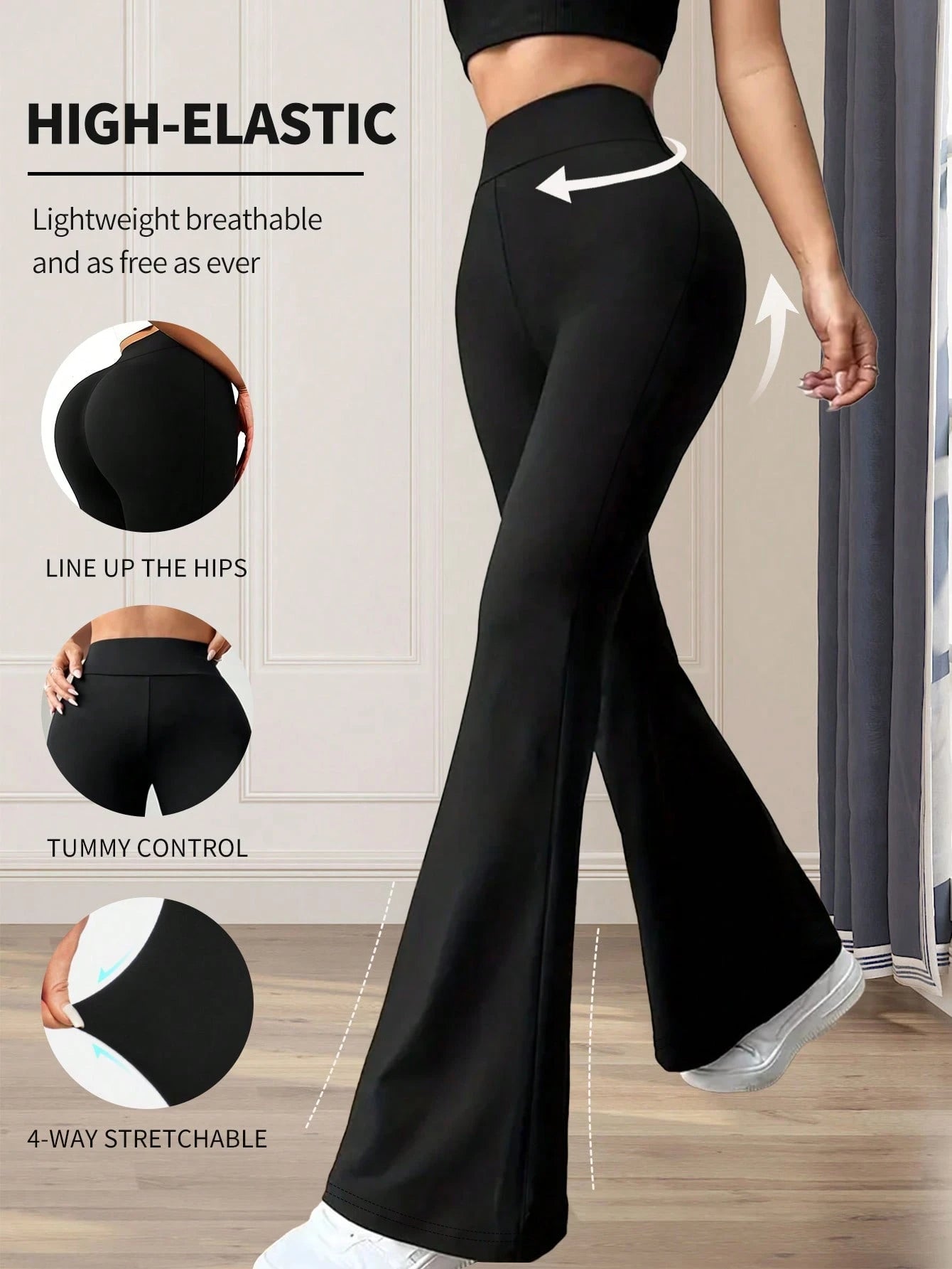 Plus taille Confortbel entraînement Leggings Femmes Sofy Yoga Leggings High Waist Buttery Eddiy Y