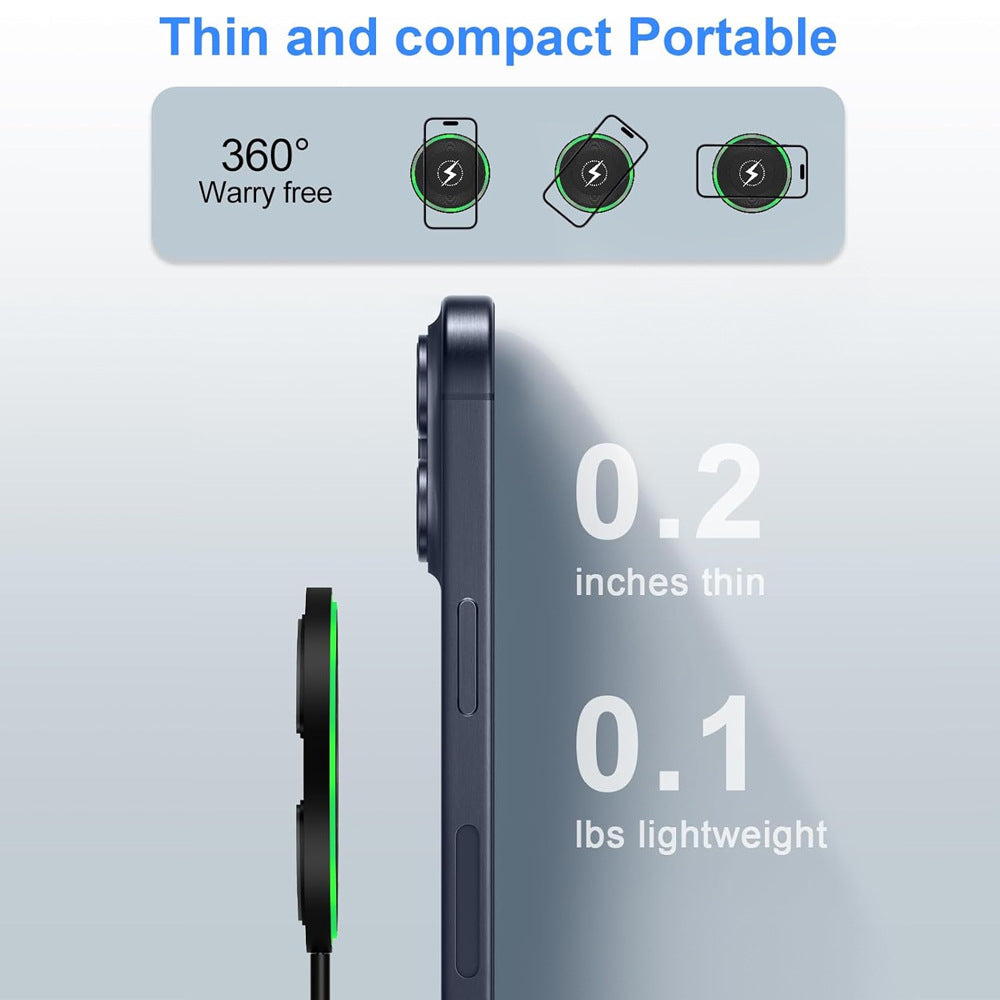 Chargeur de téléphone portable mini sans fil