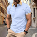Bouton de couleur Hommes Polo Sport Shirt Casual et polyvalent
