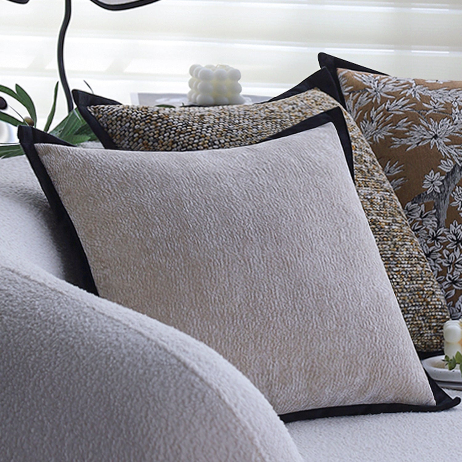 Coussin d'oreiller Coussin lit d'oreiller Coussin de voiture avec remplissage