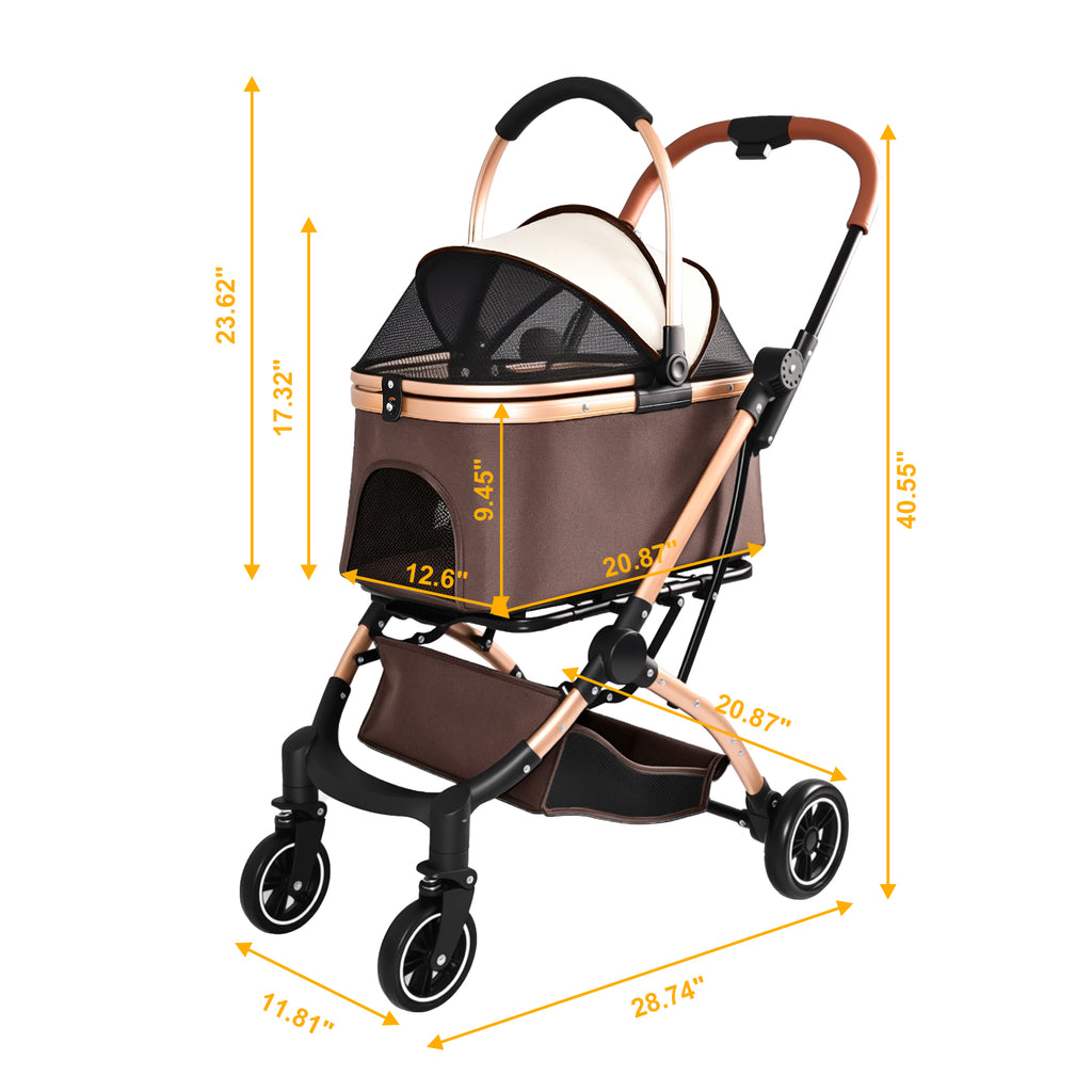 Poussette pour chiens et chats