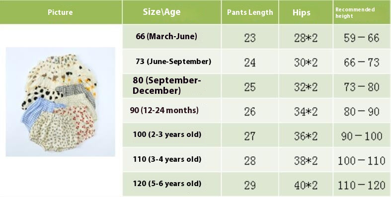 Short d'été imprimé pour enfants