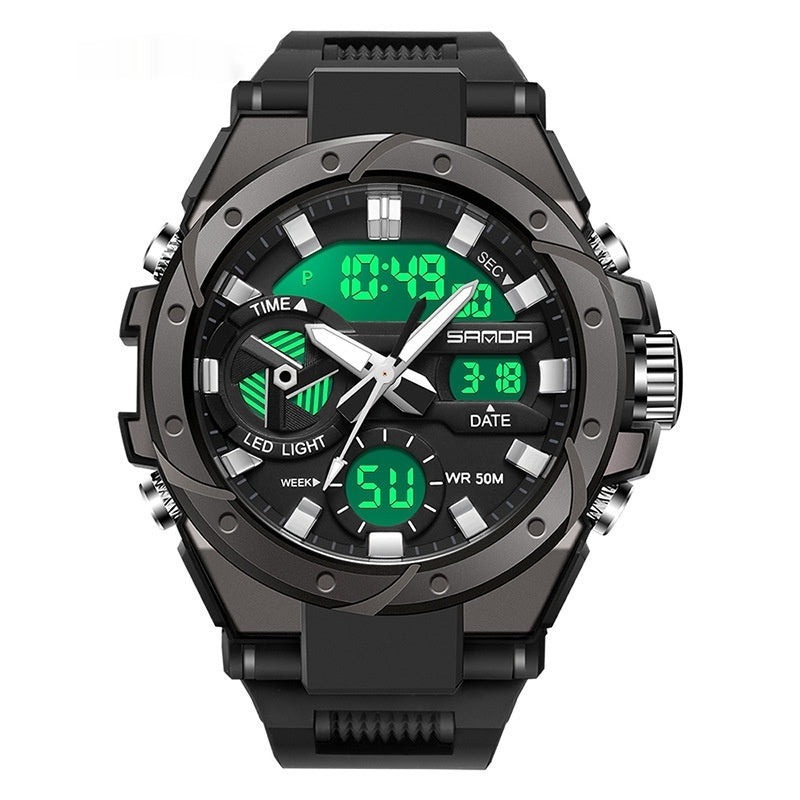 Montre électronique multifonctionnelle en extérieur lumineux étanche
