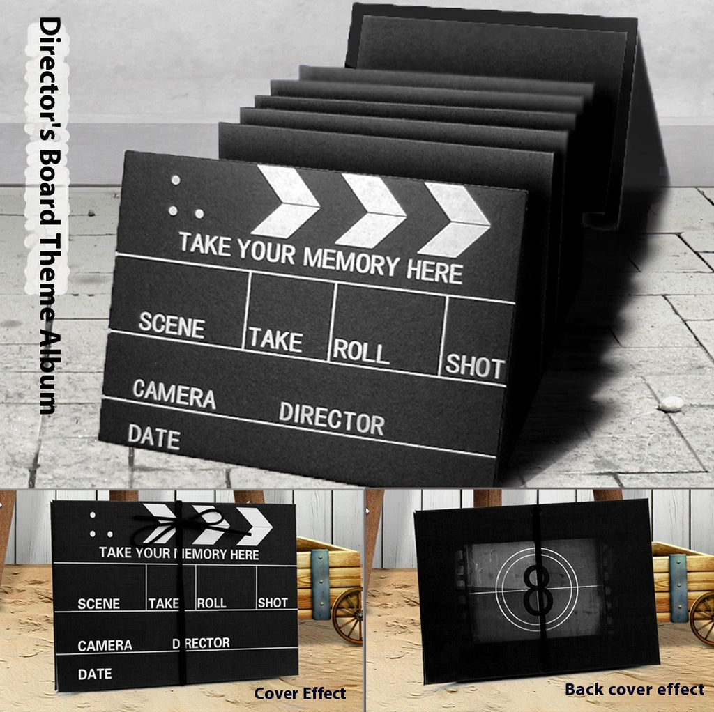 Film Guide Board Adhésif pliant Thème cadeau créatif Bricolage Album fait main Fin
