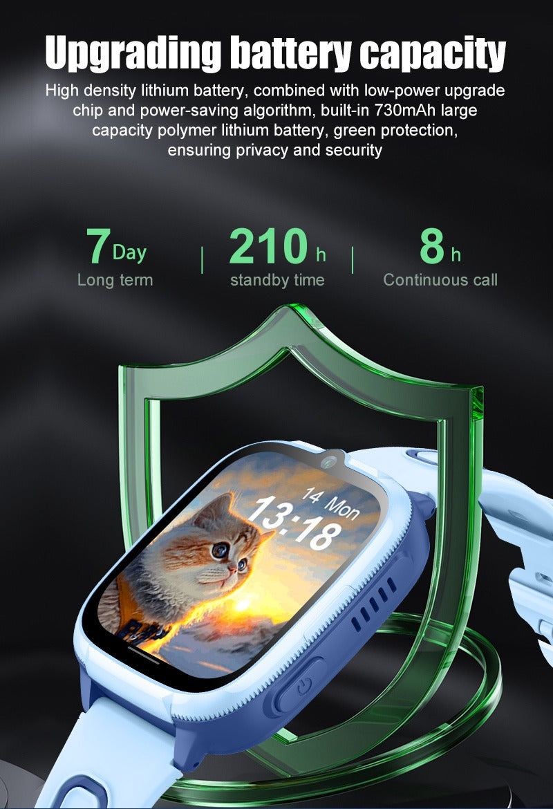 4G Enfants Smartwatch D53 Localisateur GPS Tracker Vidéo Appel Smart Watch For Children Imperméable