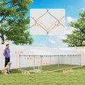 PawHut 20' X 7.5' X 5' chien Kennel extérieur pour grands chiens avec toit imperméable
