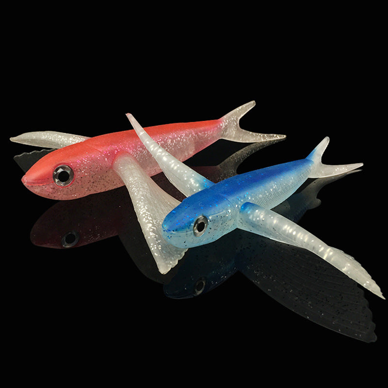 Flying Fish Sea Fish Soft Bait Tuna Lure Bait 17cm21cm Big Wing Fish Plane Fish