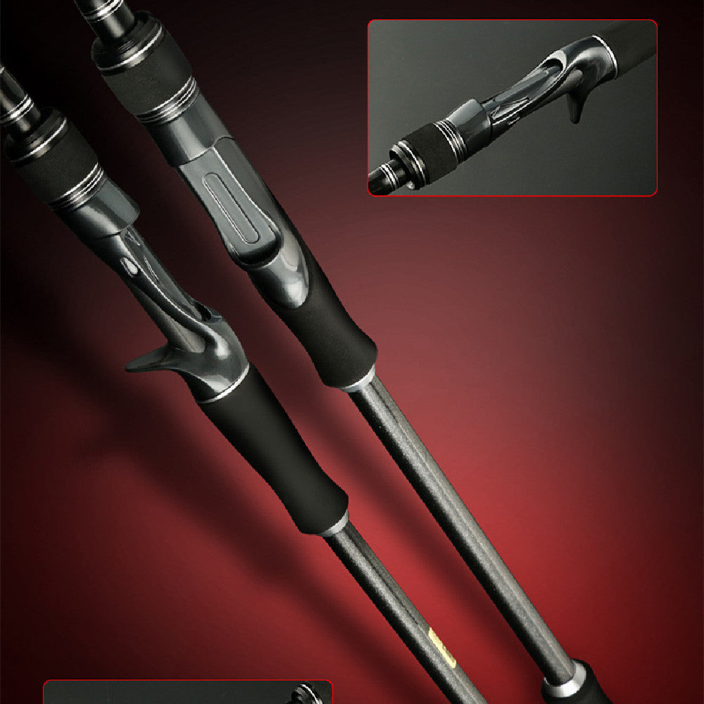 High-carbon pole with a Mandarin Fish Double-route light Ya Pole