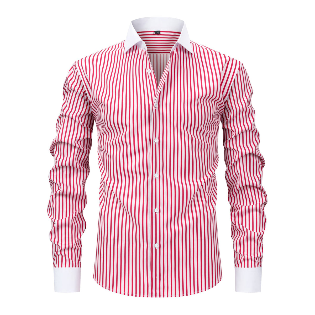 Jiana European and American Plus Size pour homme Col Windsor Manches longues