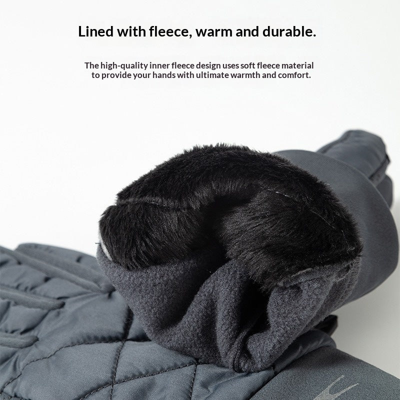 Gants de vélo d'automne et d'hiver pour hommes et femmes