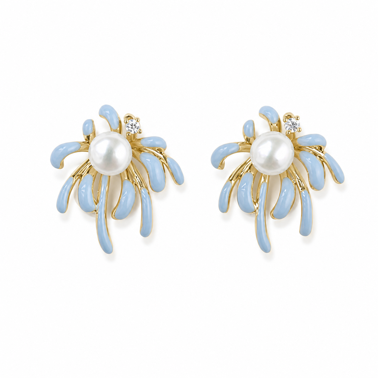 Boucles d'oreilles en perles naturelles