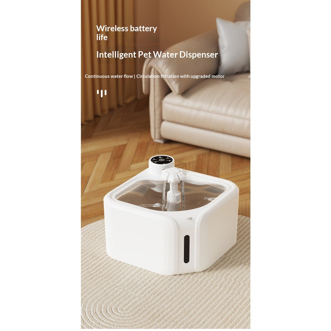 Fontaine d'animaux filtrant automatique