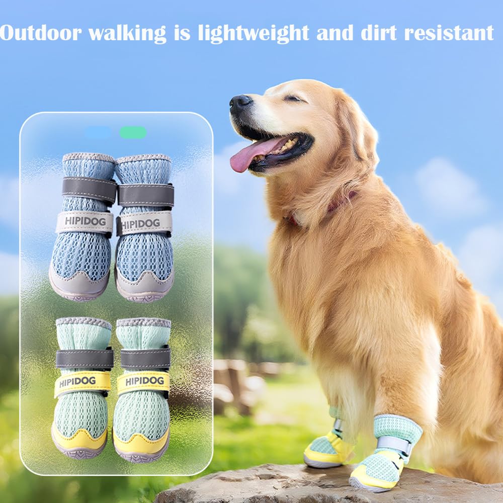 Chaussures de chien 4PCS pour grands petits chiens moyens