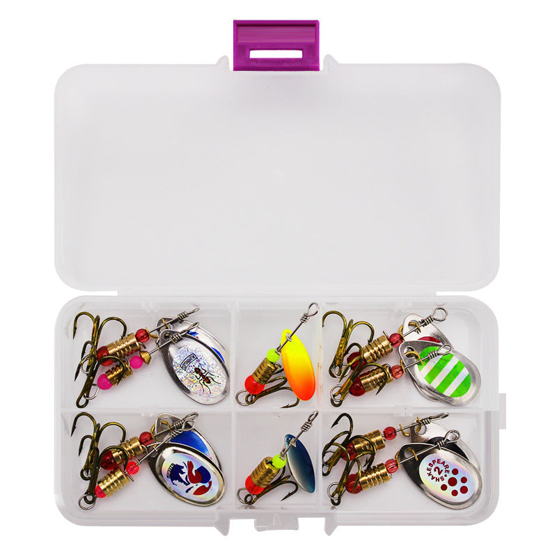 Type de tosting Lure Composite en tôle de fer Accessoires d'équipement de pêche