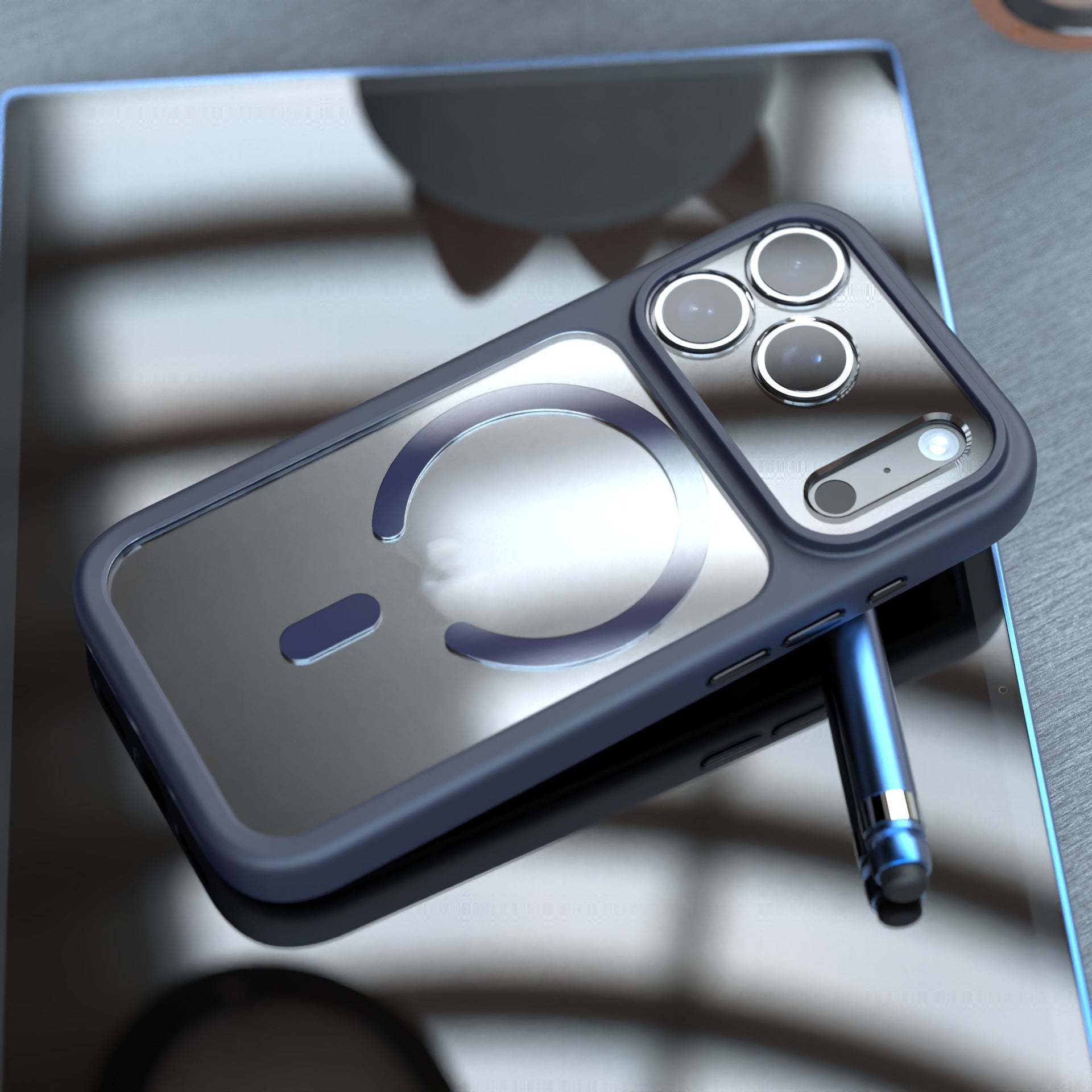 Applicable au boîtier de téléphone magnétique bi-en-un 17Promax