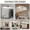 Salle de bain moderne luminaires Dimmable LED lumières de vanité Chrome lampes pour miroir de bain