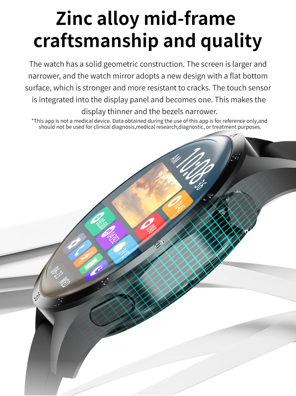 Sport Smart Watch Bluetooth appel étanche
