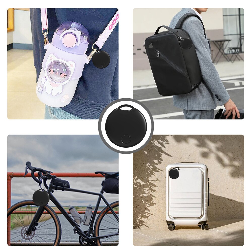 Bluetooth GPS Tracker pour le remplacement de la balise d'air via Trouver mon sac de localisation porte-carte de bouteille