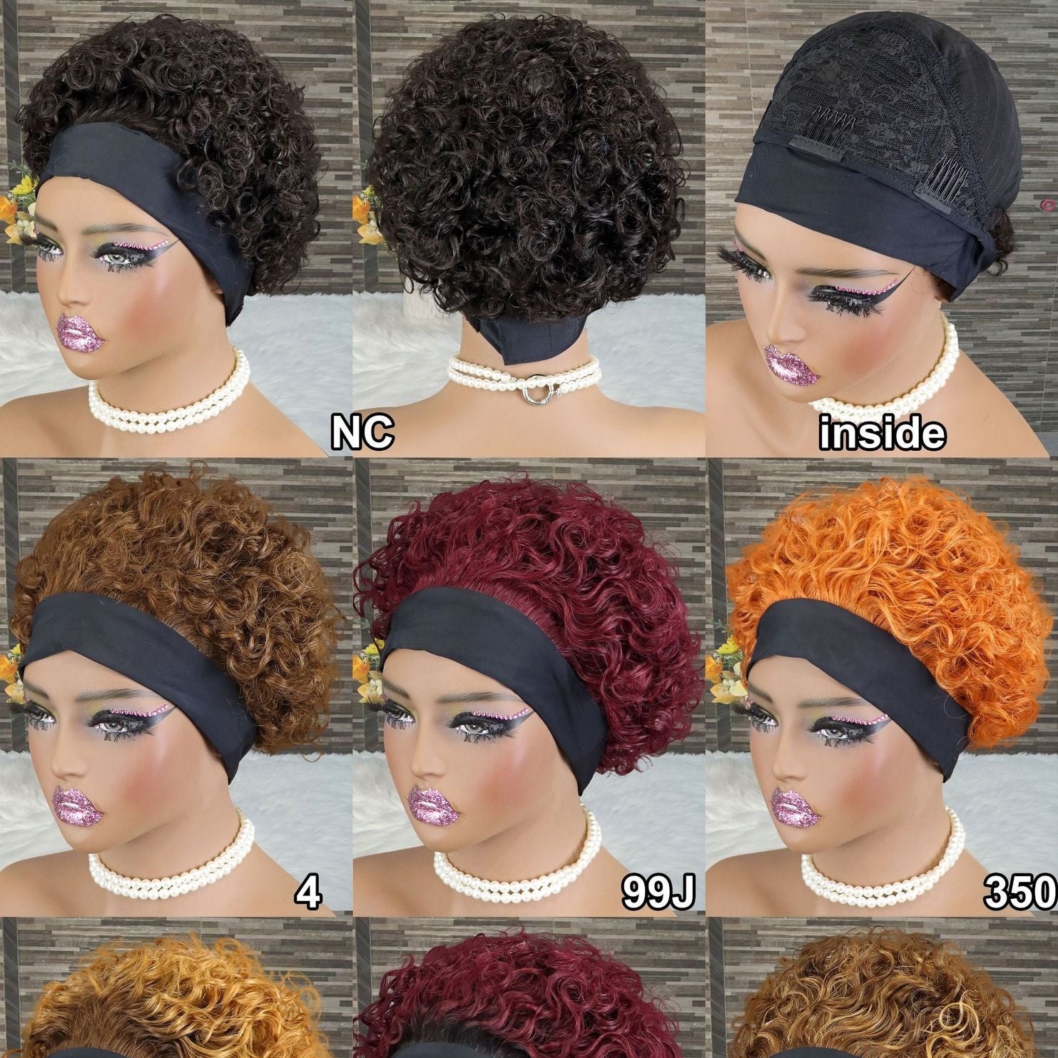 Couleur réel cheveux humains Ice Silk bande de cheveux Elf