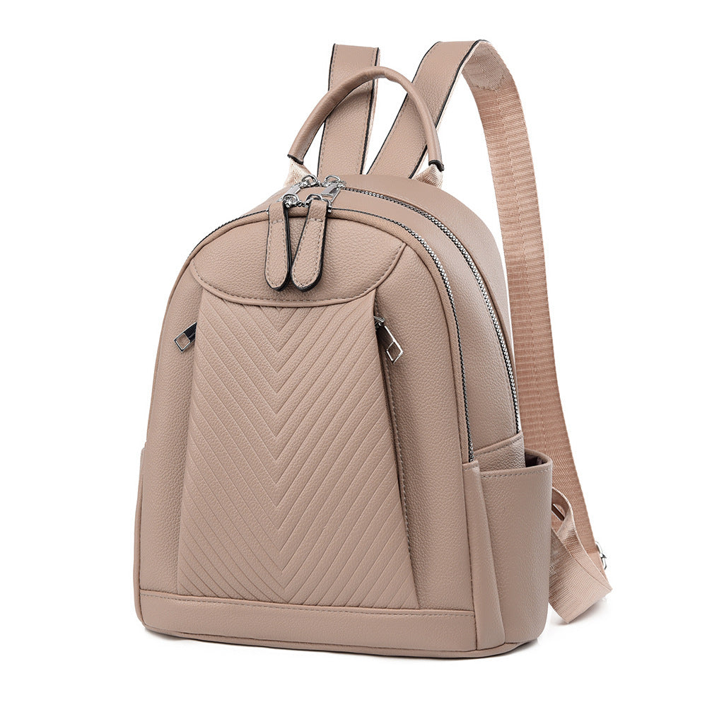 PU livre en cuir souple Ba femmes style japonais sac à dos casual pour les étudiants du collège et Tra