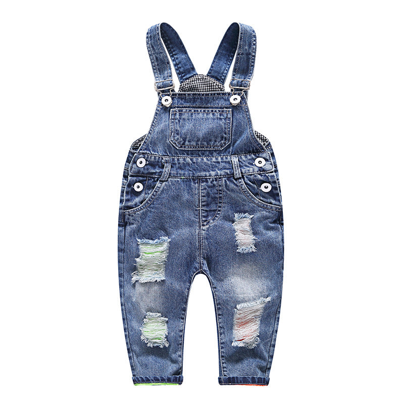 Pantalons de suspense en denim simple mode pour garçons