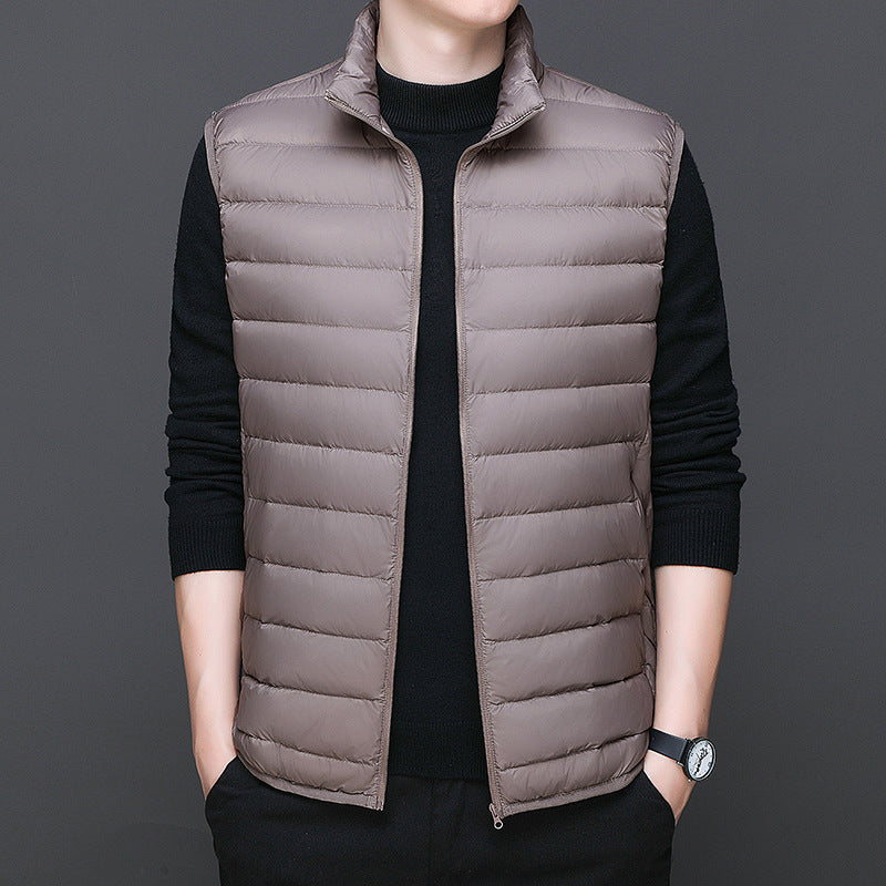 Veste de tampon léger pour canard thermique court d'hiver
