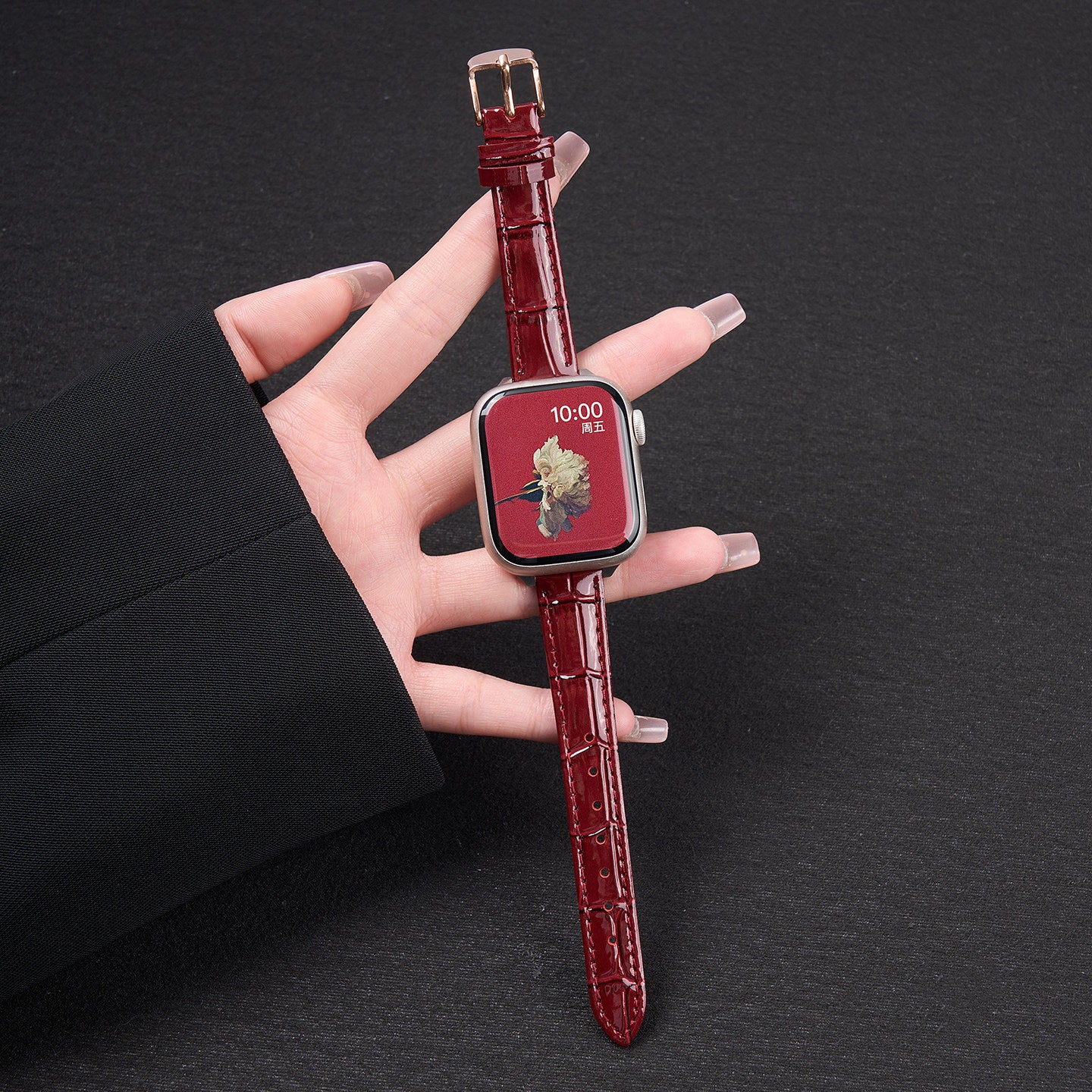 Bracelet de montre modèle perle en bambou-noeud