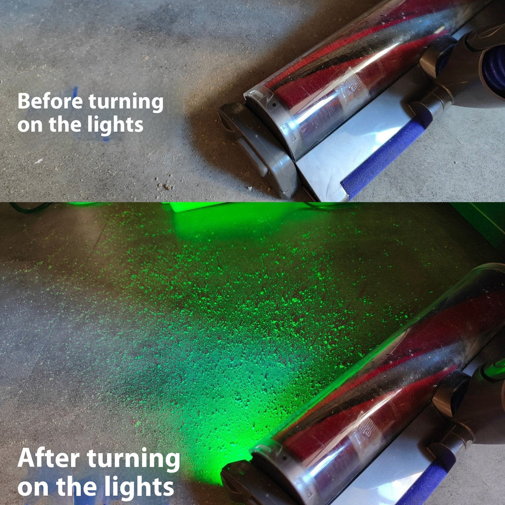 Lampe laser à balayage à vide rechargeable