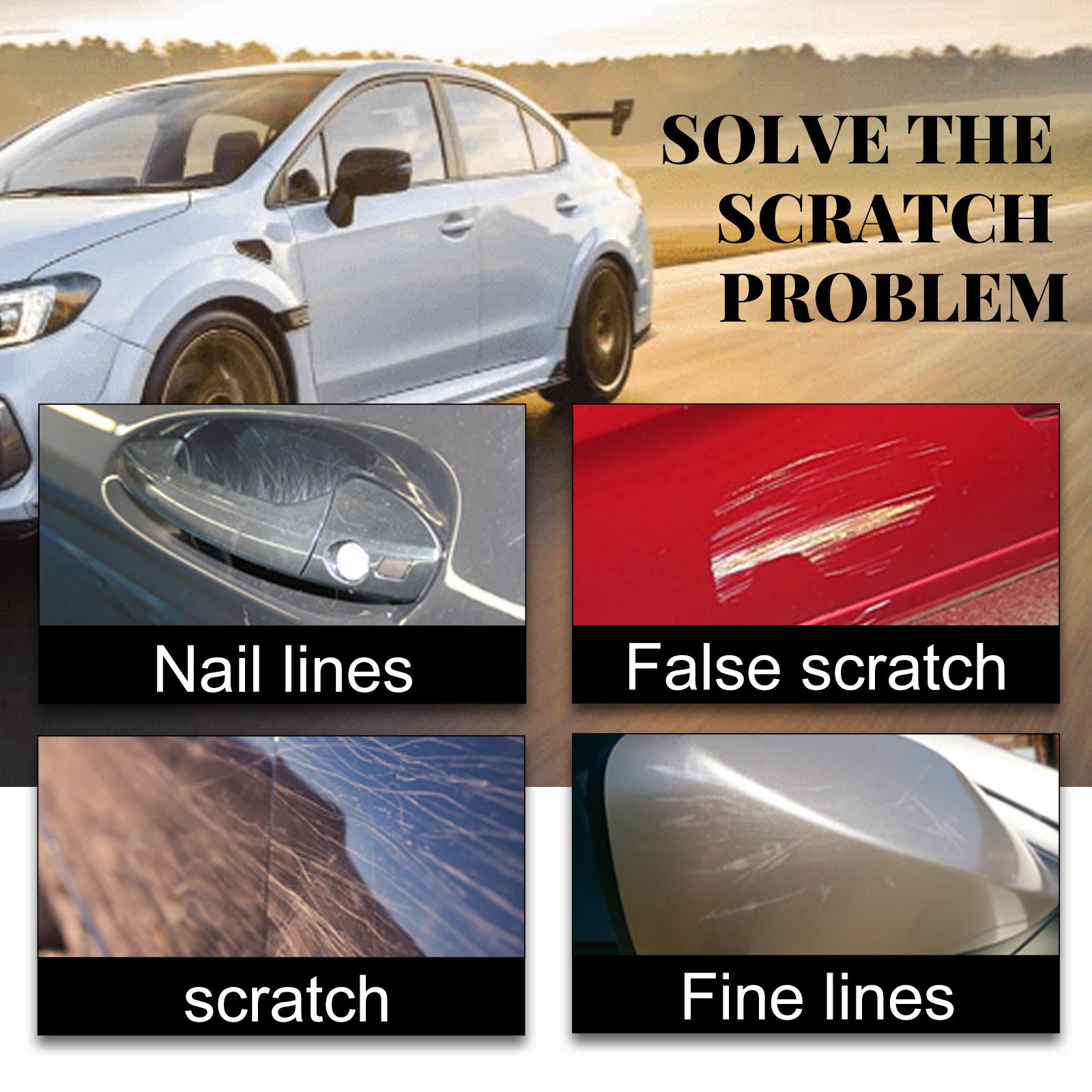 Rayhong Car paint Scratch Agent de réparation - Suppression de Scratch