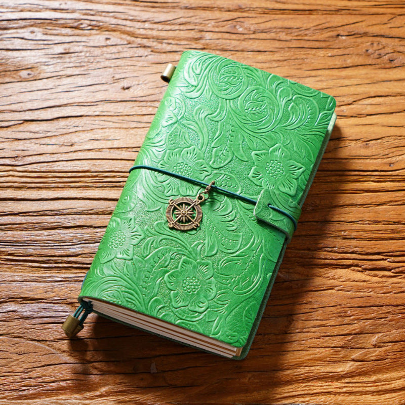 Creative Vintage Gravure Cowhide Voyage Notepad